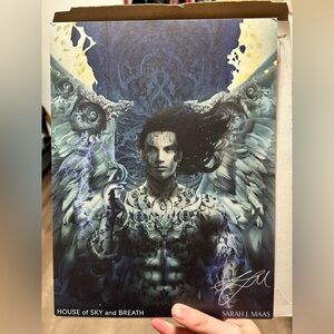 Crescent City HOSAB Sarah J Maas Hunt Athalar signed art print special edition